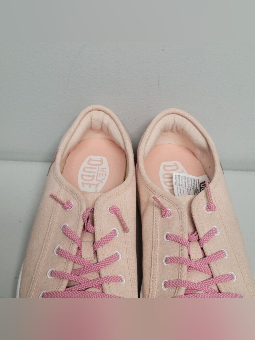 Hey Dude Cody W Heathered Knit Mesh Pink W 11. - Picture 9 of 10